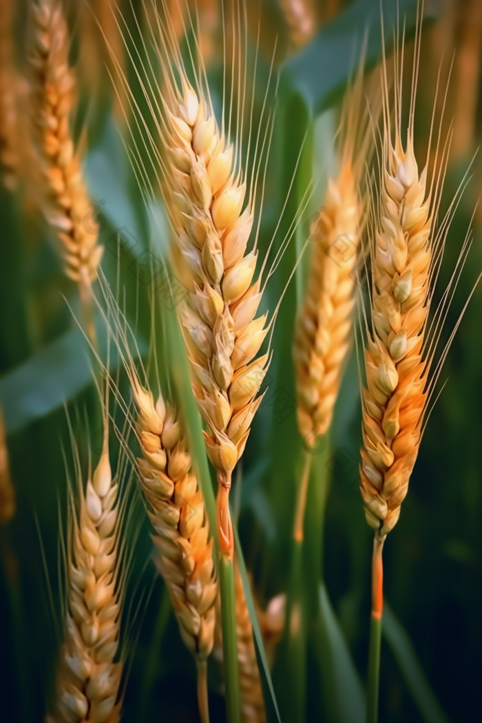 麦类危害物赤霉病摄影图