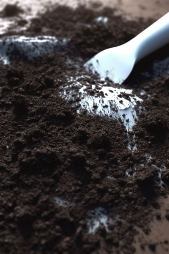 小苏打改善土壤调节酸碱土壤摄影图