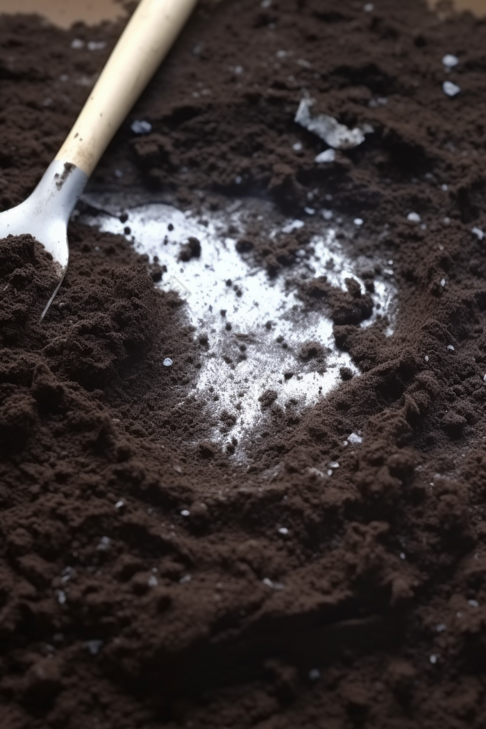 小苏打改善土壤酸碱土壤摄影图