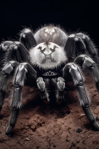 宠物益虫蜘蛛摄影图