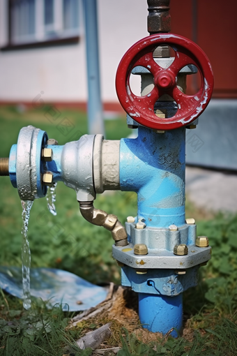 灌溉水利工程摄影图