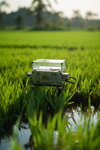 农业虫害监测设备技术摄影图