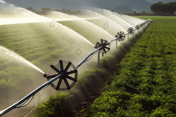 农田水利设施节水摄影图