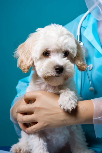 动物疫苗接种动物疾病摄影图