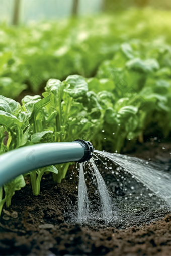 水利设施节水灌溉系统摄影图