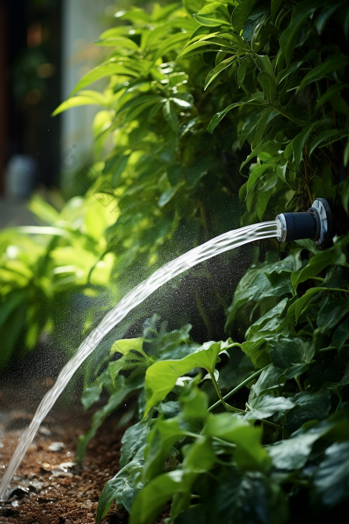 节水灌溉水利工程摄影图