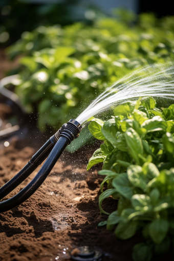 灌溉系统摄影图