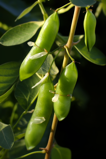 蚕豆种植场景<strong>农业</strong>种植摄影图