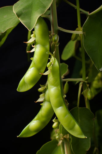 蚕豆农业<strong>种植种植</strong>场景摄影图