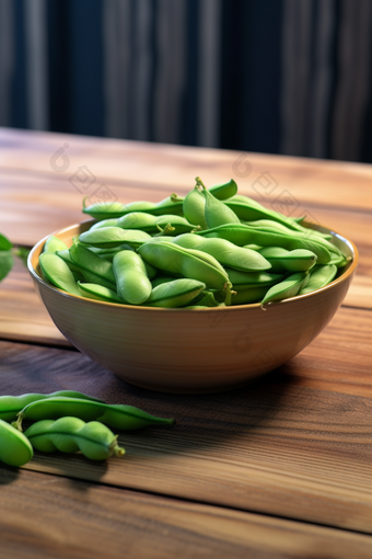 绿色食品蚕豆毛豆商业摄影图