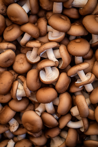 香菇加工食品工业摄影图