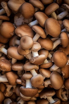 健康食品香菇加工摄影图