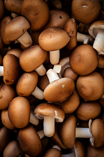 香菇加工食材摄影图