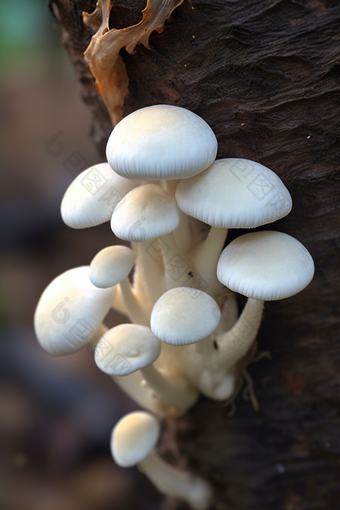 白蘑菇种植美味佳肴场景摄影图