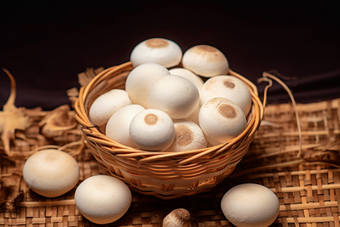 白蘑菇健康食品商业摄影摄影图