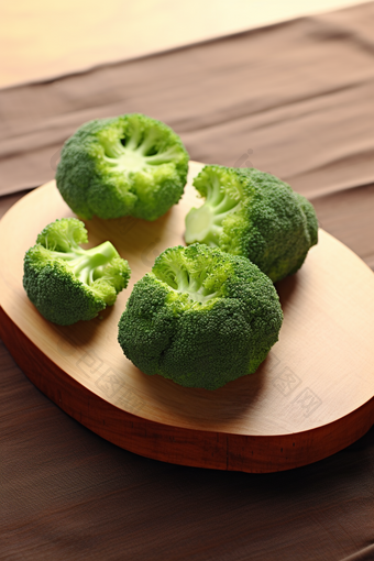 绿色蔬菜西兰花商业摄影图
