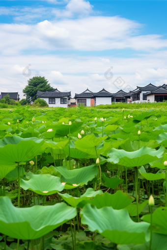 荷花叶<strong>荷叶</strong>摄影图