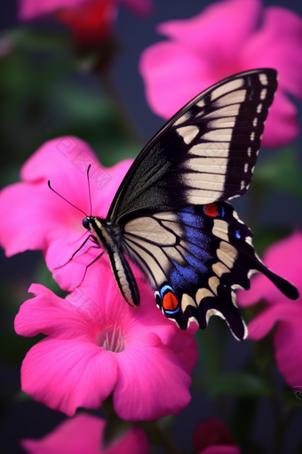 蝴蝶昆虫摄影图