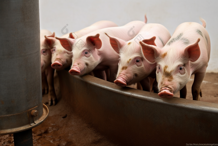 现代农场猪畜牧业猪自动喂食器养殖农场养殖