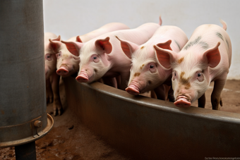 现代农场猪畜牧业猪自动喂食器养殖农场养殖