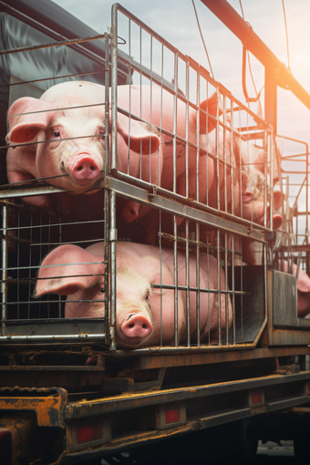 畜牧业猪的运输猪场养殖摄影图