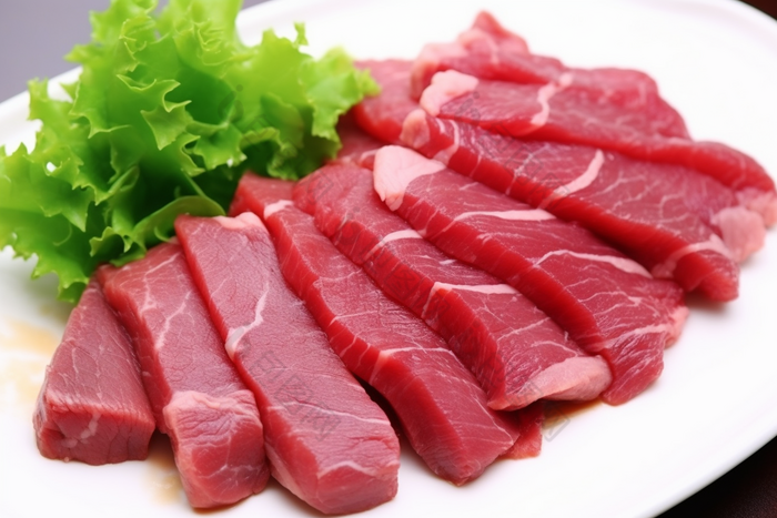 马肉料理摄影图