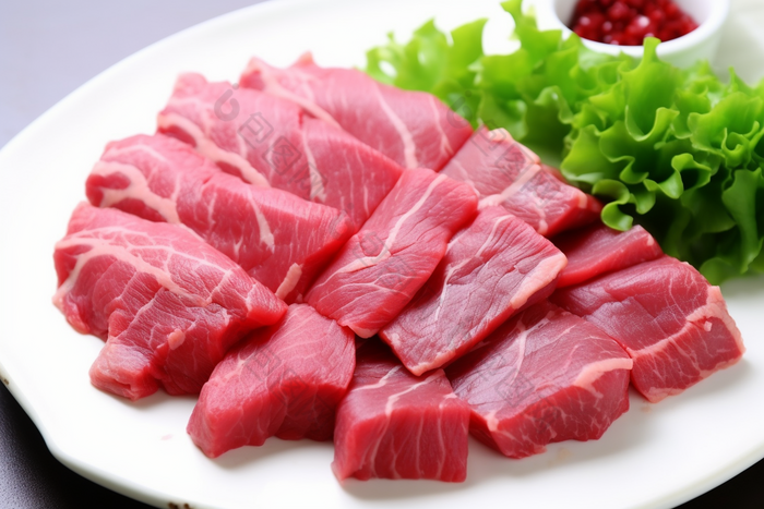 高质量马肉料理摄影图