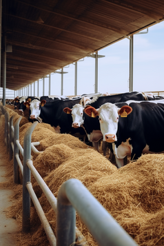 优质供应牛现代化养殖基地摄影图