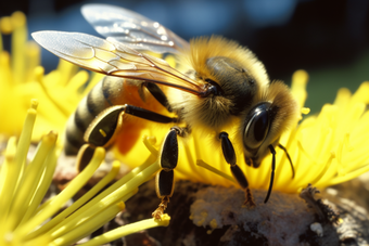 昆虫蜜蜂采蜜动物有益