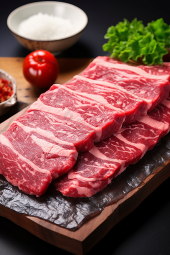 纯天然荷斯坦奶<strong>牛肉</strong>质成品摄影图