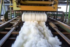 羊毛手工毯加工工厂摄影图