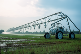 农业农村农田作物种植<strong>机械</strong>用具灌溉机摄影图l