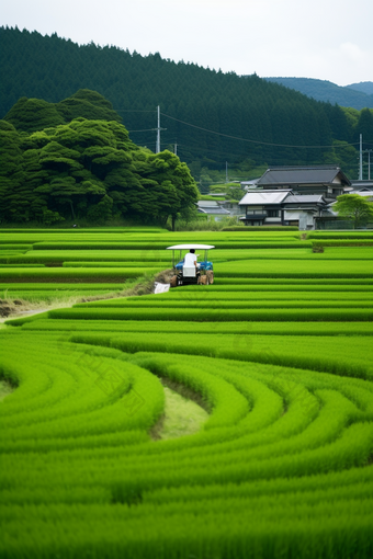 <strong>农业</strong>农村庄稼作物种植机械用具种植机摄影图