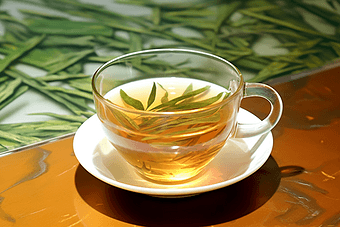 中国餐饮美食茶叶盖碗茶摄影图