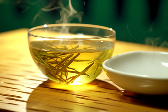 中国餐饮美食地方特色品茶茶叶盖碗茶摄影图