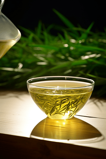 中国餐饮美食特色品茶茶叶盖碗茶摄影图