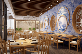 中国餐饮美食特色港式茶餐厅场景摄影图