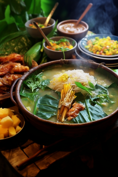 餐饮美食地方特色云南菜菜品摄影图
