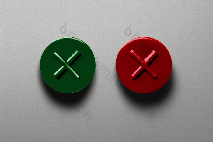 企业图标标示对号叉号符号图片-包图网