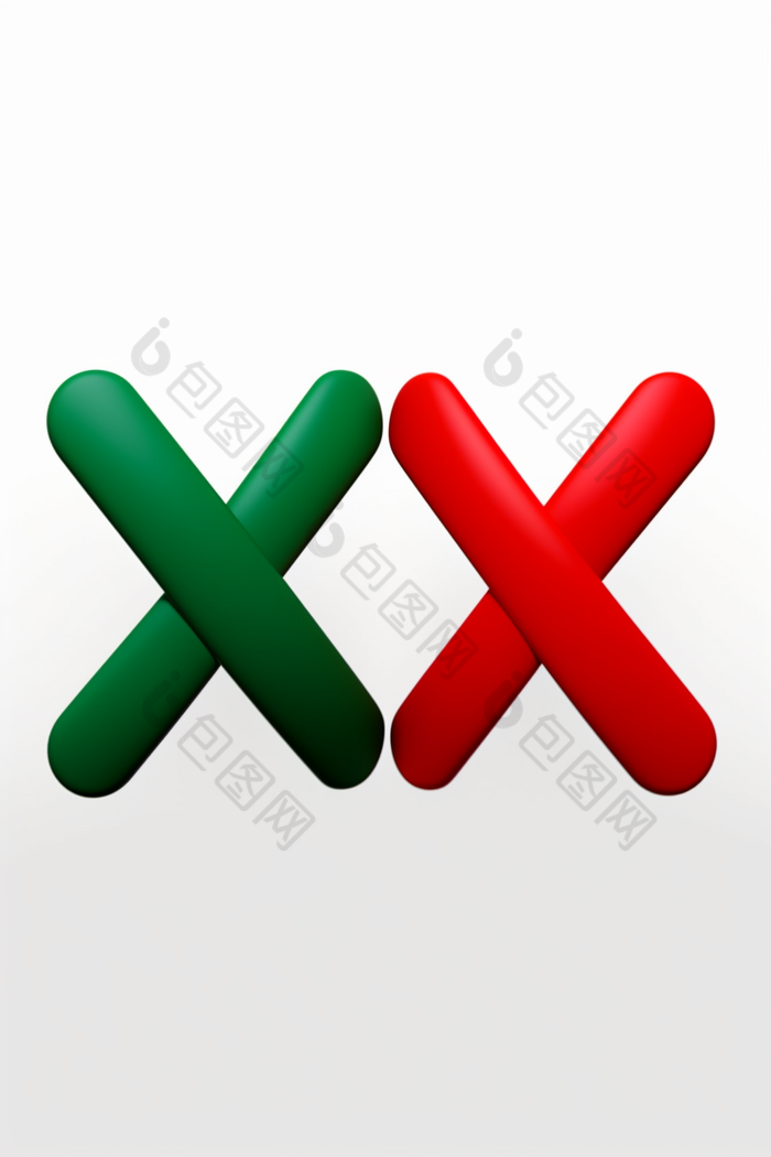 标示标识对号叉号符号图片-包图网