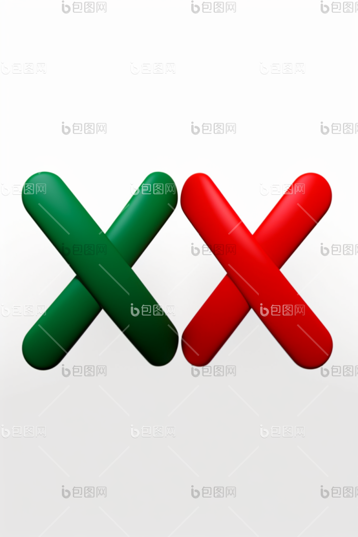 标示标识对号叉号符号摄影图图片-包图网