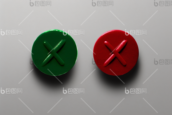 图标标示标识对号叉号符号摄影图图片-包图网