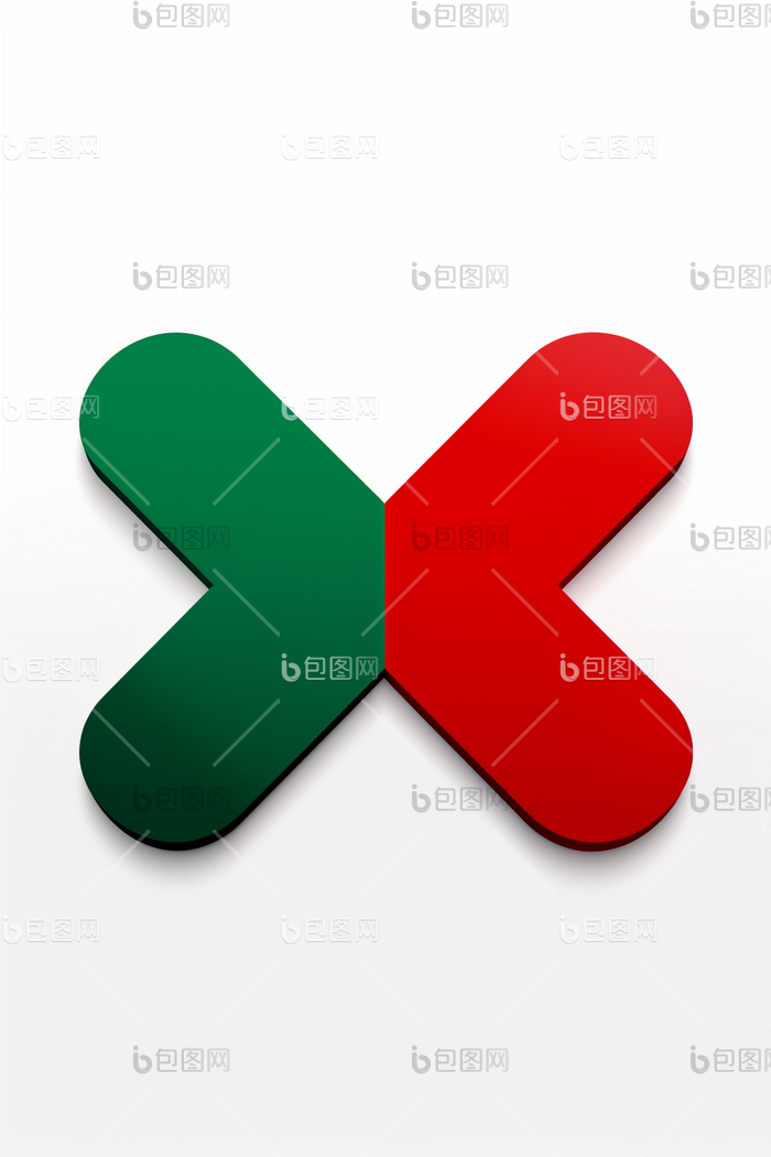 商务图标标示标识对号叉号符号摄影图图片-包图网