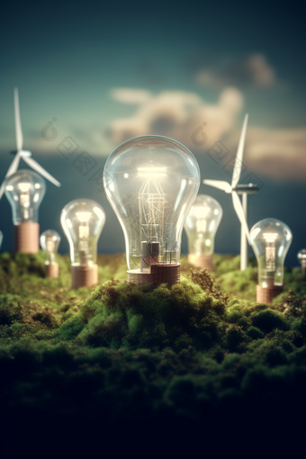 环保低碳节能新能源绿色摄影图