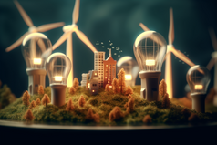 环保低碳新能源绿色概念摄影图