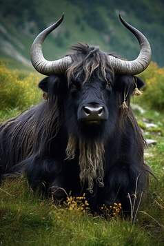 畜牧业 牦牛摄影图