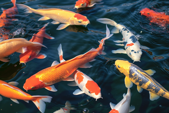 海鲜餐饮生鲜河鲜锦鲤摄影图