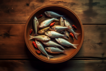 海产鱼类养殖海鲜餐饮生鲜河鲜鲫鱼摄影图