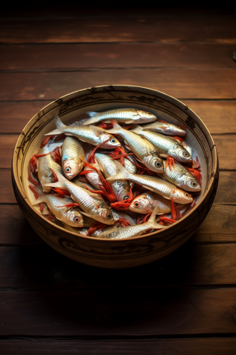 水产海产鱼类养殖餐饮生鲜河鲜鲫鱼摄影图