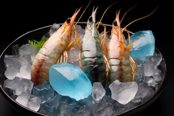 水产海产虾类养殖海鲜餐饮河鲜虾商业摄影摄影图